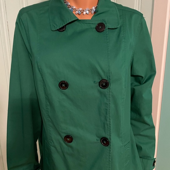 New listing *** Kelly green double breasted coat my merona Xl - Picture 5 of 7